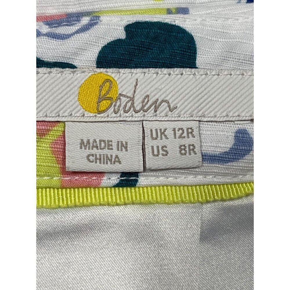 Boden Floral Cotton Stretch Skirt – 8R - Picture 2 of 8